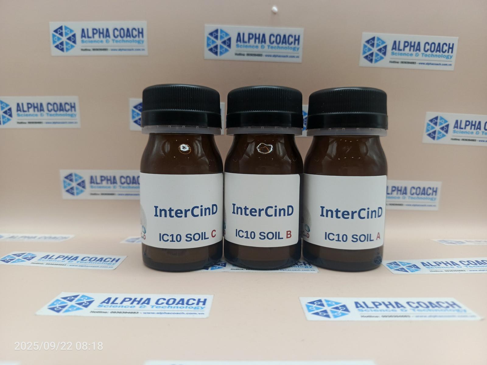 Mẫu chuẩn PCDD/F (Dioxin/Furan) trong đất, Mã IC10SOIL, 3x10g, Brand: IntercinD Labservice, Ý